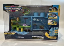 Micro Machines Car Wash Expanding Mini Car Playset w/ Exclusive Vehicle NIB