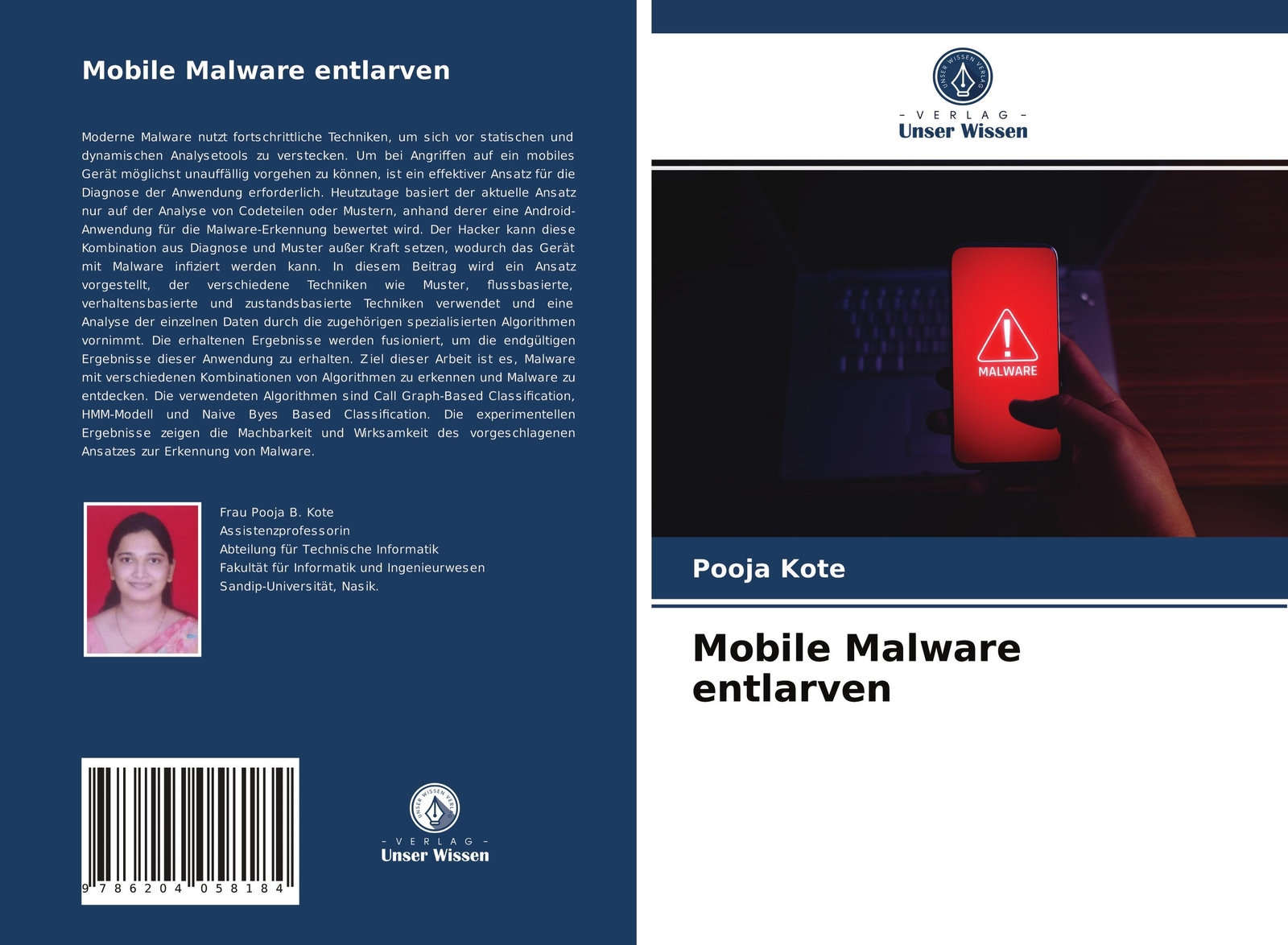 Thumbnail - Mobile Malware Entlarven Pooja Kote Taschenbuch Paperback 56 S.