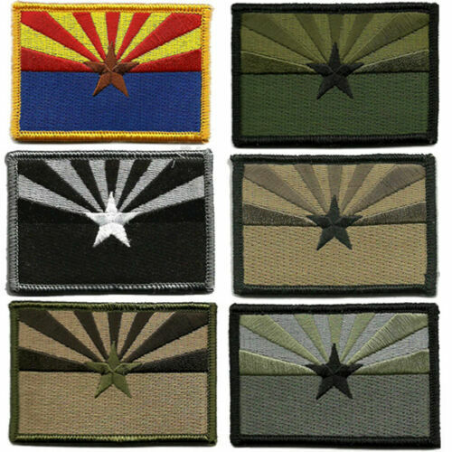 Buckup Militare Toppa Gancio Arizona Phoenix Stato Patch 7.6x5.1cm - Zdjęcie 1 z 8