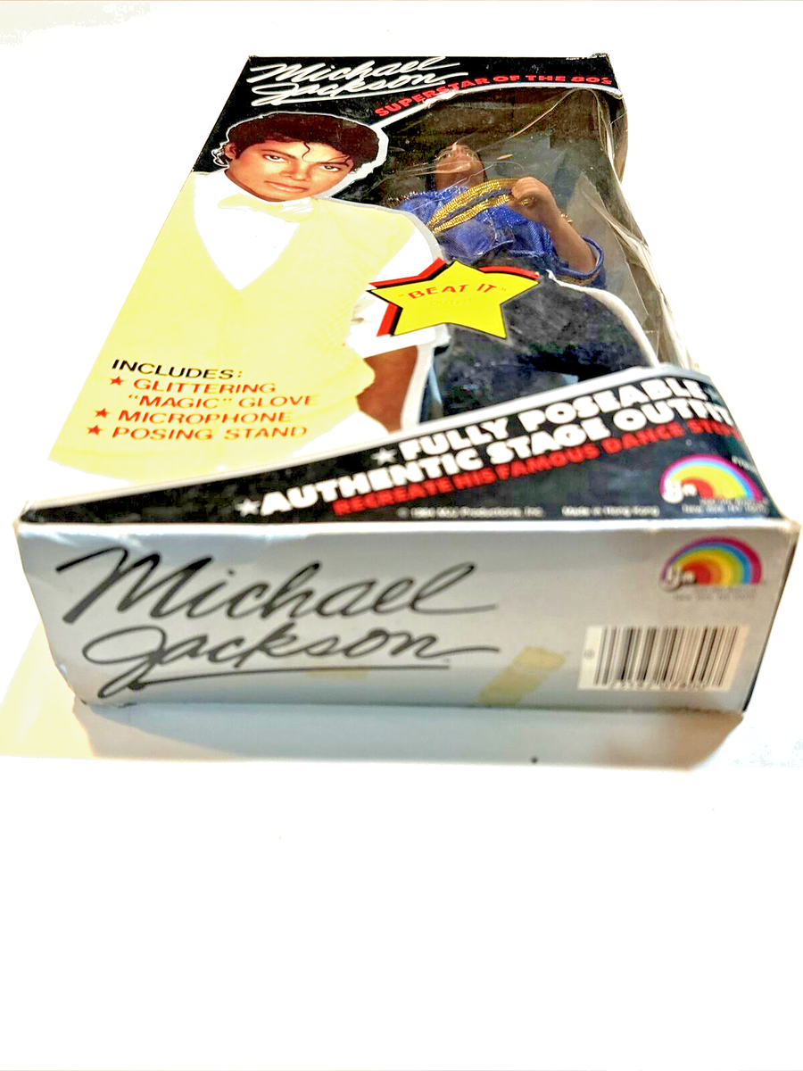 Michael Jackson Action Poseable Doll AMA Fashion LJN Toys 1984 In
