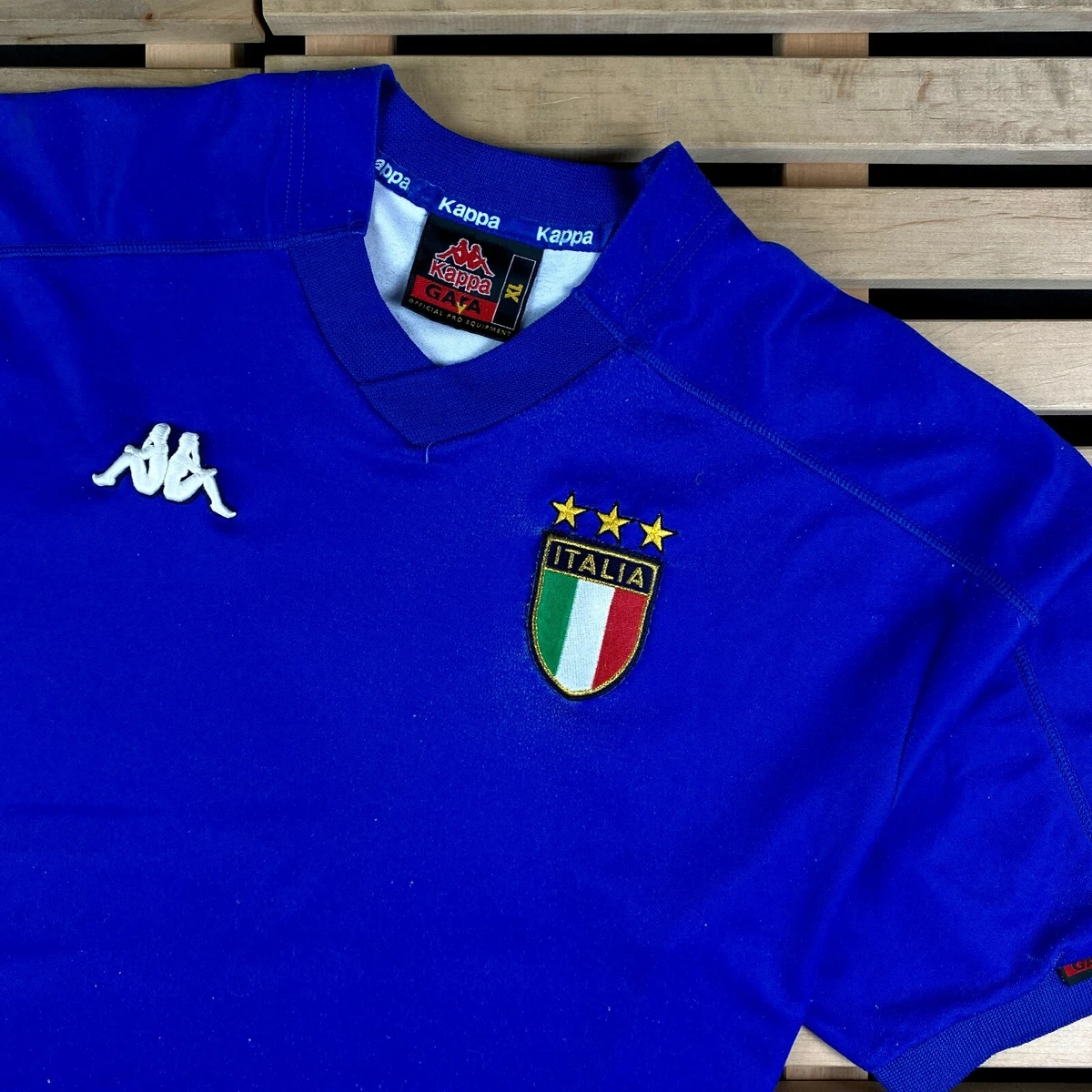 Great Barrier Reef Achterhouden wimper Jersey Football Shirt Italy Italia Kappa 2000 Size XL | eBay