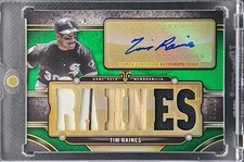 2024 Topps Triple Threads Autograph Relic /18 #TTAR-TRA2 Tim Raines (AU)