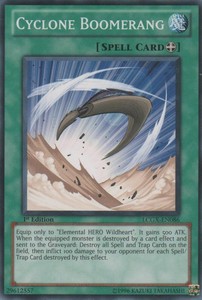 Cyclone Boomerang - LCGX-EN086 - Common - Unlimited Edition x3 - Near Mint