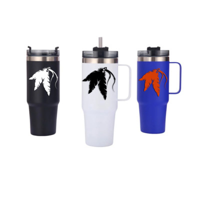 Three Feathers Vinyl Decal Sticker Indian Spirit Cars Bikes Cup Native American