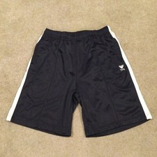 Men s TYR Navy Blue/White Alliance PODIUM Athletic Gym Shorts Size XL Drawstring
