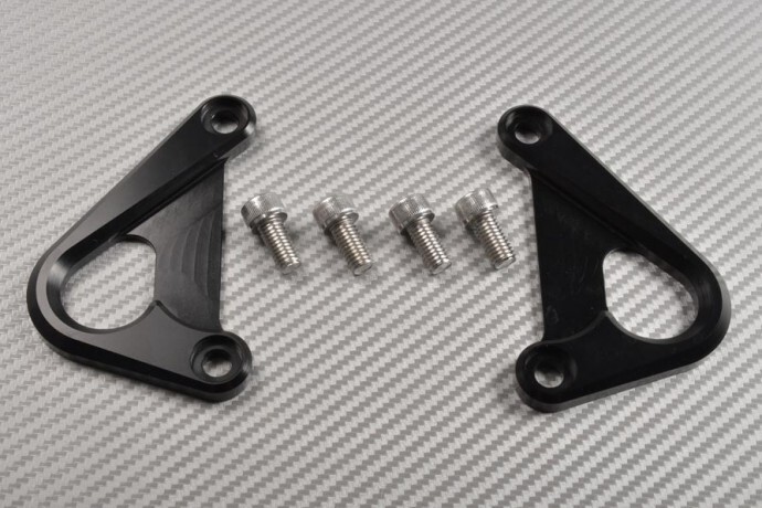 Hooks platines Suzuki GSR 750 de 2010 à 2016 en acier noir haute résistance