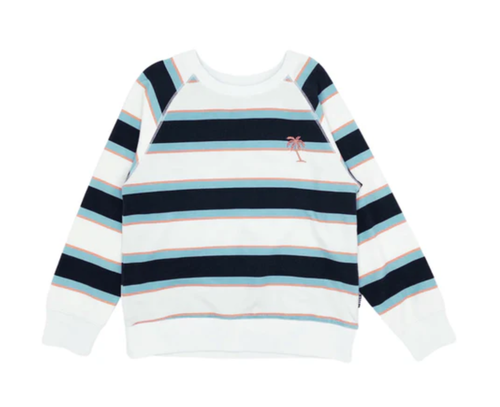Feather 4 Arrow Coast To Coast Pullover Shirt Boys Size 4T Stillwater Stripe - Picture 3 of 7