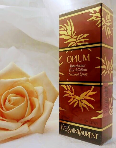 ❦OPIUM YVES SAINT LAURENT EDT 1.7oz 50ml,PARFUMS CORPS VERSION,90"☆☆☆☆☆