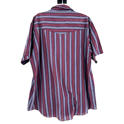 Men's Big & Tall Western Pearl Snap Plaid Shirt-PS400L-BT-451 main image 1