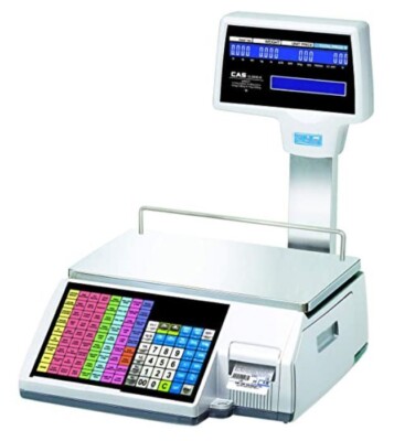 CAS CL5500R-30(W), Dual Capacity Label Printing Scale with Wireless Card