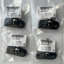 4pc TPMS Tire Pressure Sensor For Audi A3 A4 A5 Q5 VW CC Golf OEM 1K0907253D