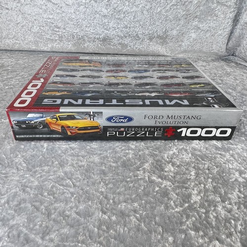 EuroGraphics Ford Mustang Evolution Puzzle 1965-2018 1000 Piece NEW SEALED - Picture 5 of 6