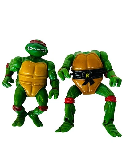 Teenage Mutant Ninja Turtle vtg figure playmates tmnt Part 1988 Raphael lot body