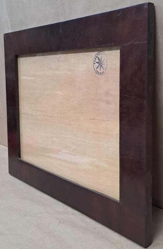 Ancien cadre élisabéthain en acajou, XIXe siècle - Photo 4/4