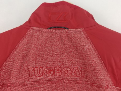NWT Cutter & Buck M Poly Full Zip Sport Jacket Red Spark System Free Ship Mens - Picture 5 of 10