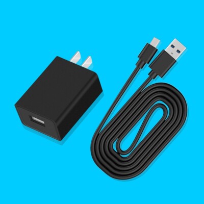High Stability Black Power Adapter+TypeC USB Cable fits ZTE Grand X Max 2,Z988