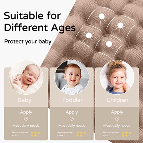 Hooded Baby Towels for Newborn 2 Pack 100% Muslin Cotton Baby Bath Towel with - Picture 6 of 7