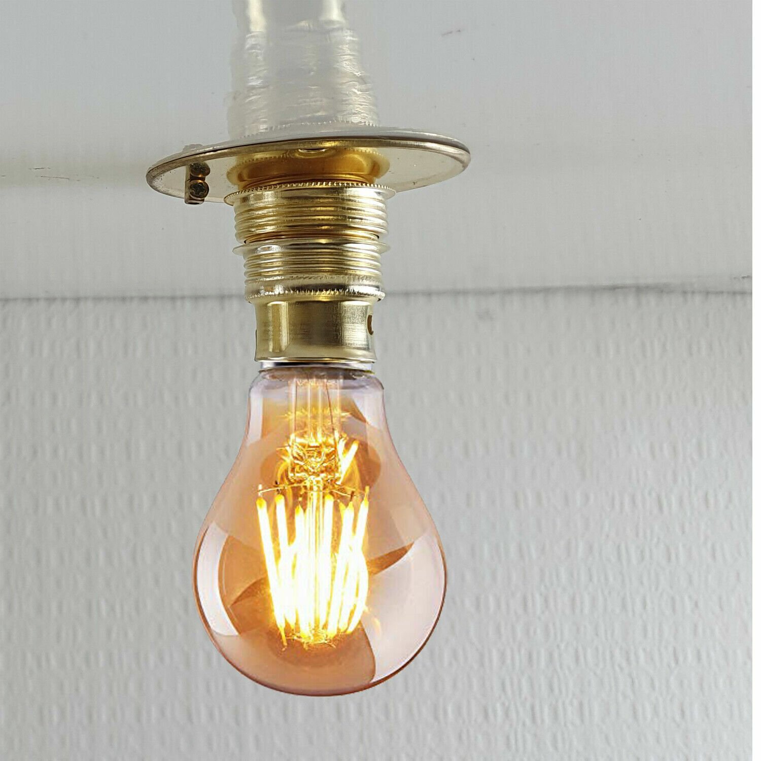 Brass Lampholder Lamp Holder E27/ B22 Cap 10mm Conduit Pipe