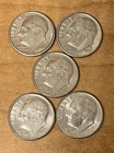 1990-D, 1991-D, 1992-D, 1993-D, 1994-D  Roosevelt Dimes ( set of 5 )