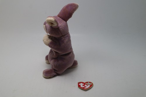 CBOT Springy the purple bunny rabbit VINTAGE TY BEANIE BABY Plush toy - Picture 2 of 7