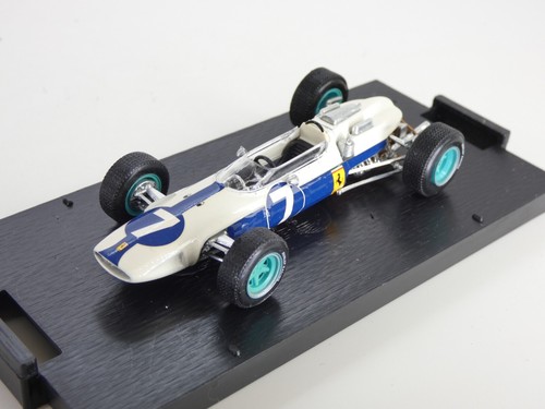 Brumm Ferrari 158 Formula 1 1964 GP Messico J Surtees giocattolo auto da corsa in scatola - Foto 3 di 14