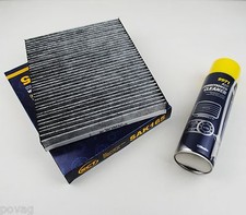 Innenraumfilter Pollenfilter Aktivkohle mit Klimareiniger VW T5 Touareg Audi Q7 