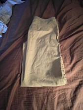 Prada polyester/Elasthan Blend Tan Pants Size 46 made In italy (X-1)