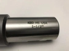 KEO Cutters 71120 High-Speed Steel T-Slot Milling Cutter Weldon Shank 12 Teeth,