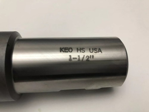 KEO Cutters 71120 High-Speed Steel T-Slot Milling Cutter Weldon Shank 12 Teeth,