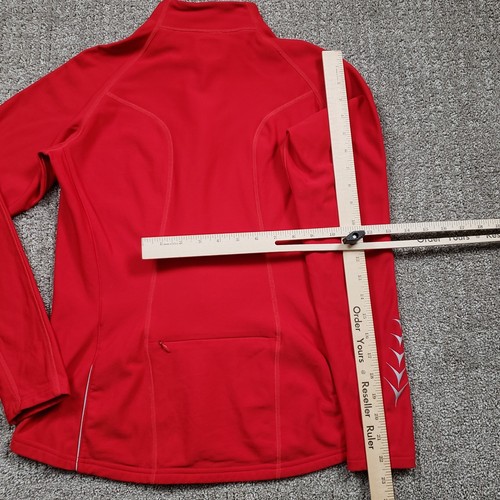 GORE BIKE WEAR Cycling Jacket Womens XL Red Quarter Zip Windstopper Lng Sleeve - Picture 11 of 13