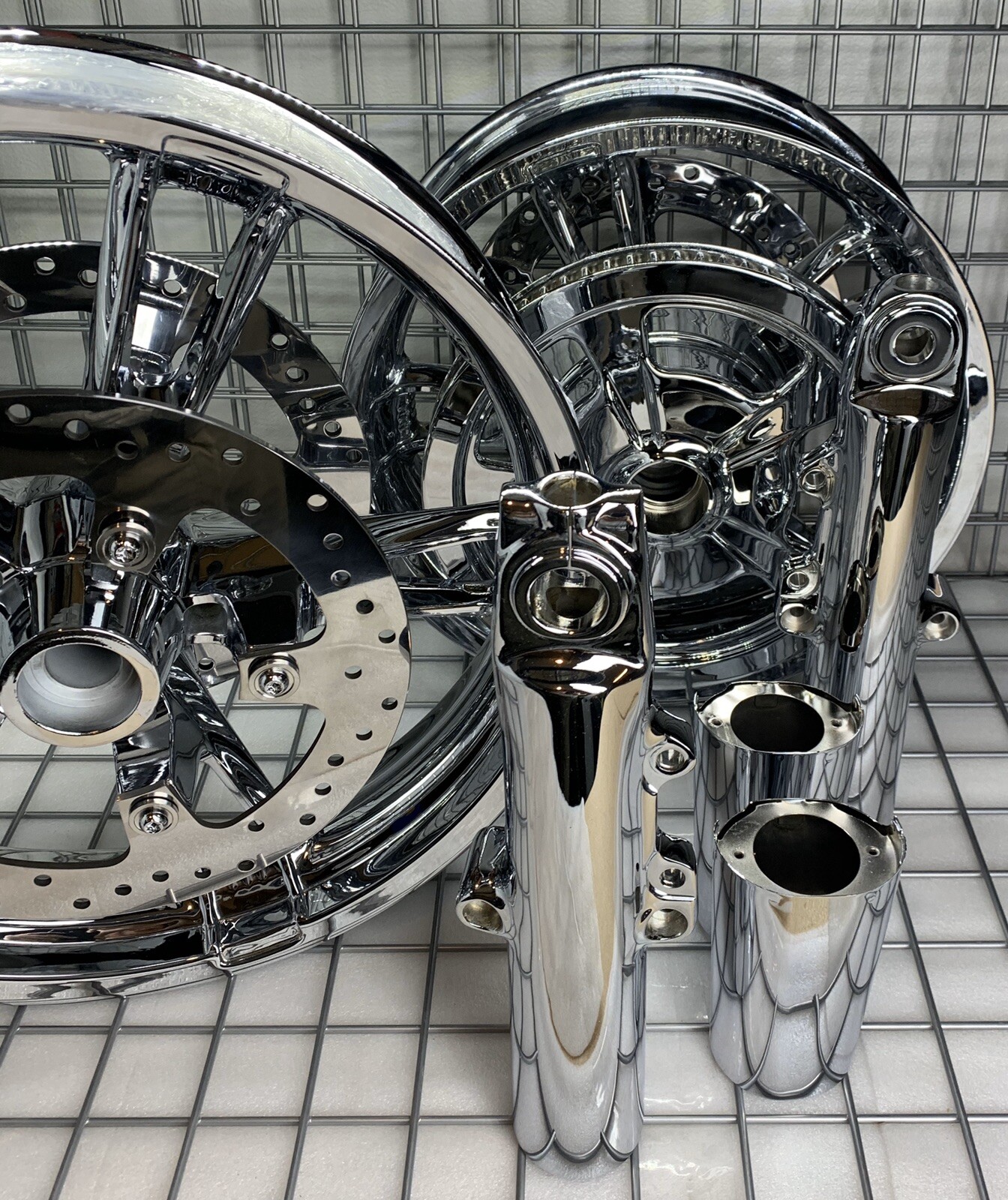 HARLEY ENFORCER WHEELS CHROME 201419 ROAD KING STREET GLIDE TOURING