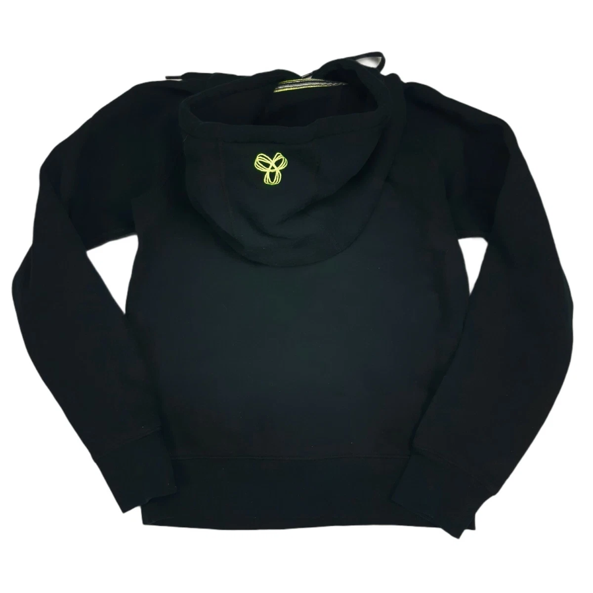TNA Aritzia Womens Hoodie Stitched Logo XS Extra Small Black Blue