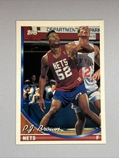 P.J. Brown 1993-94 Topps Nets #94  *N610*