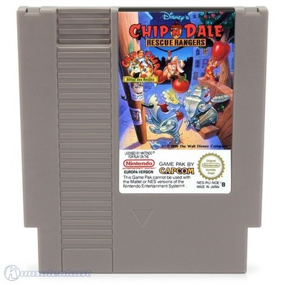Nintendo NES - Chip'n Dale: Rescue Rangers 1 DE Modul akzeptabel
