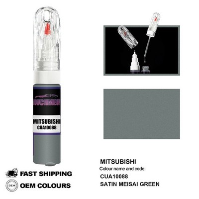 FÜR MITSUBISHI SATIN MEISAI GRÜN CUA10088 Ausbesserungslackstift Pinsel Fix Kit