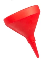 Sunoco Race Jugs Funnel - 8.5 in D-Shape - Plastic - Red - Each R6200RD