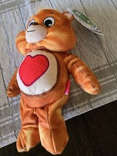 NWT Care Bears 9" Bean Bag Plush Stuffed Animal Friend Bear Denim Tenderheart