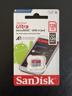 Sandisk Ultra 128GB Class 10 microSDXC Memory Card - SDSQUAB-128G-GN6MN