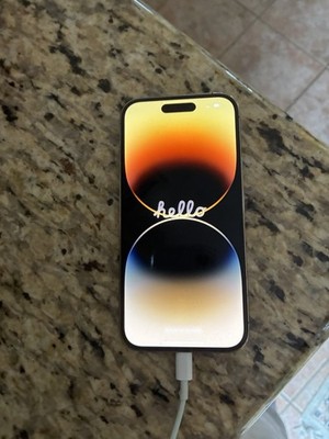 Apple iPhone 14 Pro Gold Lightning iOS Bar Style Smartphone