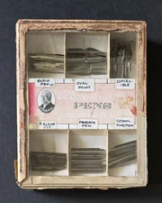 Vintage Esterbrook Fountain Pen Nib Case Sales Display W/Nibs