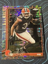 2025 Topps Chrome Football Jerome Ford Browns Pulsar Refractor 🔥 NEW RELEASE