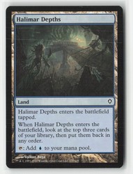 Halimar Depths 137/145 Worldwake Common Land MTG
