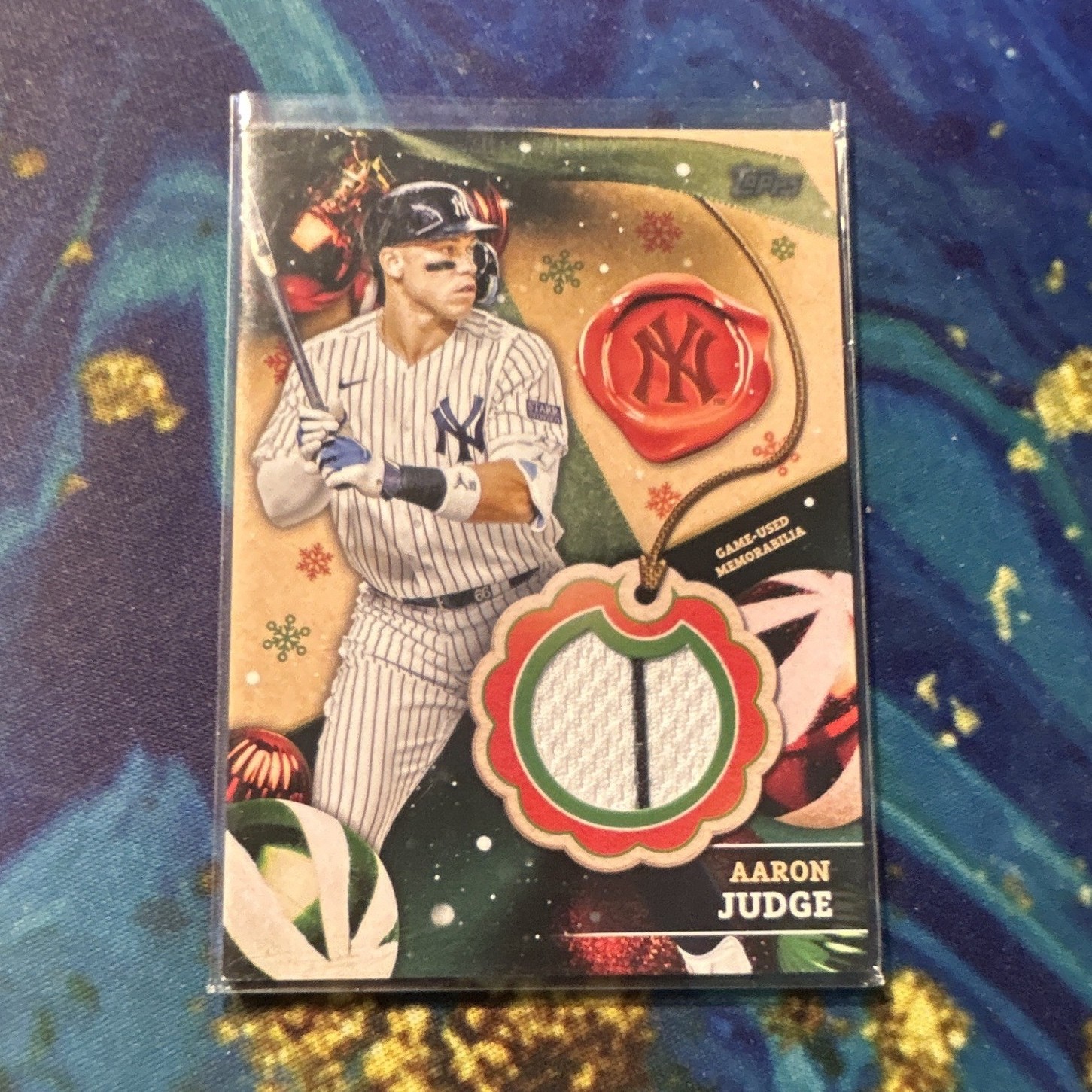 Topps 2024 Holiday Mega Aaron Judge Relic Insert RC-AJ New York Yankees MLB