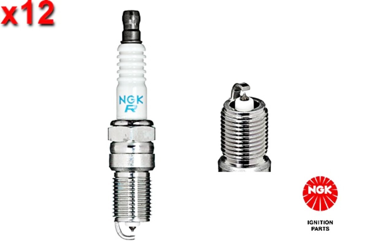 NGK 12x Spark Plug For FORD Mondeo III Turnier 00-07 4331810FINIS