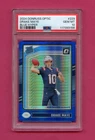2024 Donruss Optic DRAKE MAYE Rated Rookie RC #229 Blue Hyper Prizm PSA 10 MVP!!