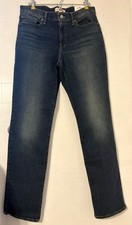 NEW - LUCKY BRAND Sweet Mid Rise Blue Straight Ankle Jeans Women Size 12 / 31 R