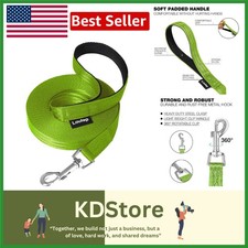 Heavy Duty Dog Training Leash 15-100ft Padded Handle Nylon Recall Line for Sm...