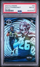 2023 PANINI ILLUSIONS RETAIL #92 ZACH CHARBONNET PSA 8