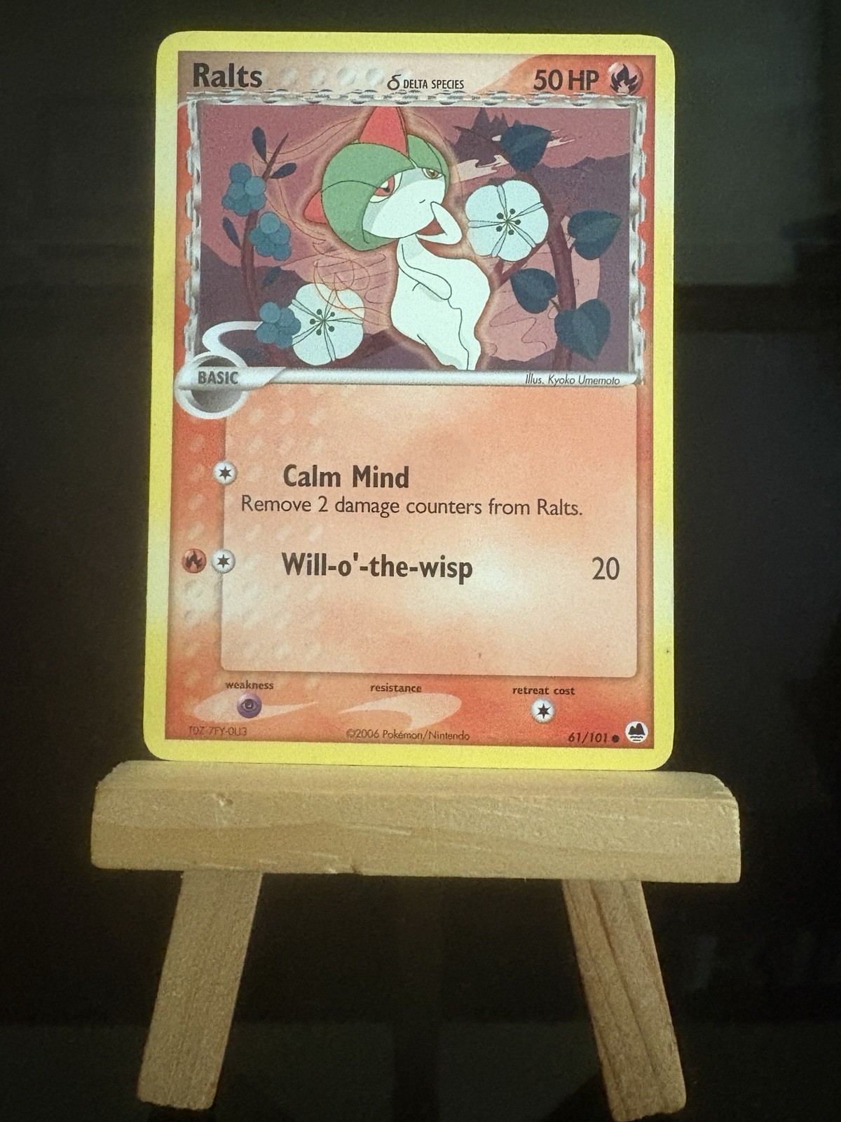 Ralts (Delta Species) 61/101 Dragon Frontier LP/NM Regular Common - Pokémon TCG