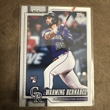 2026 Topps Series 1 #55 Warming Bernabel Colorado Rockies RC